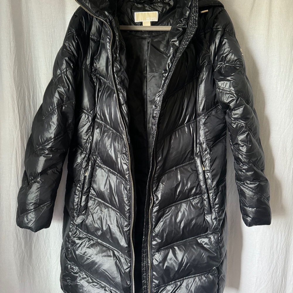 Michael Kors goose down feather coat Large